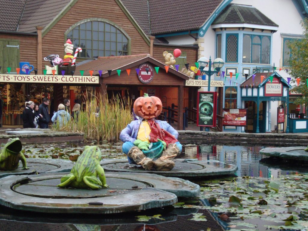 Scarefest Decorations At Alton Towers