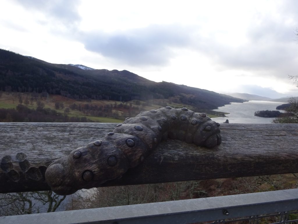 Carving At Queen's View