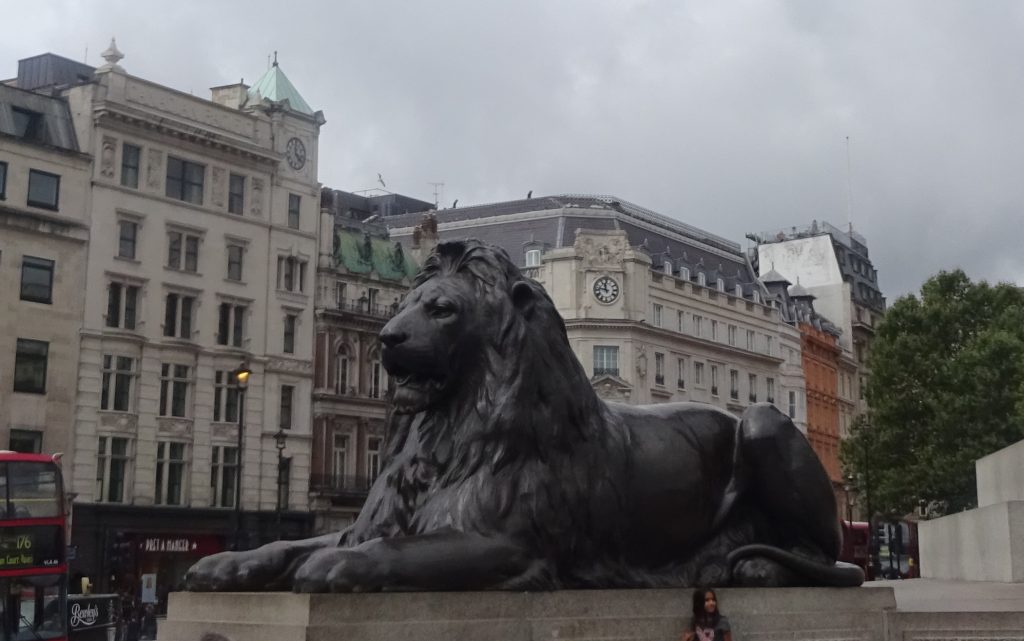 Lion At Trafalgar Square