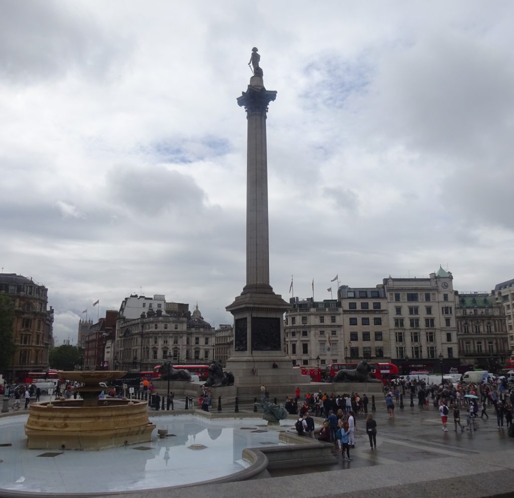 Trafalgar Square And Nelson's Column