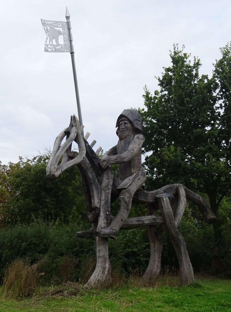 The Arrivall Sculptures Commemorating The Battle Of Tewkesbury