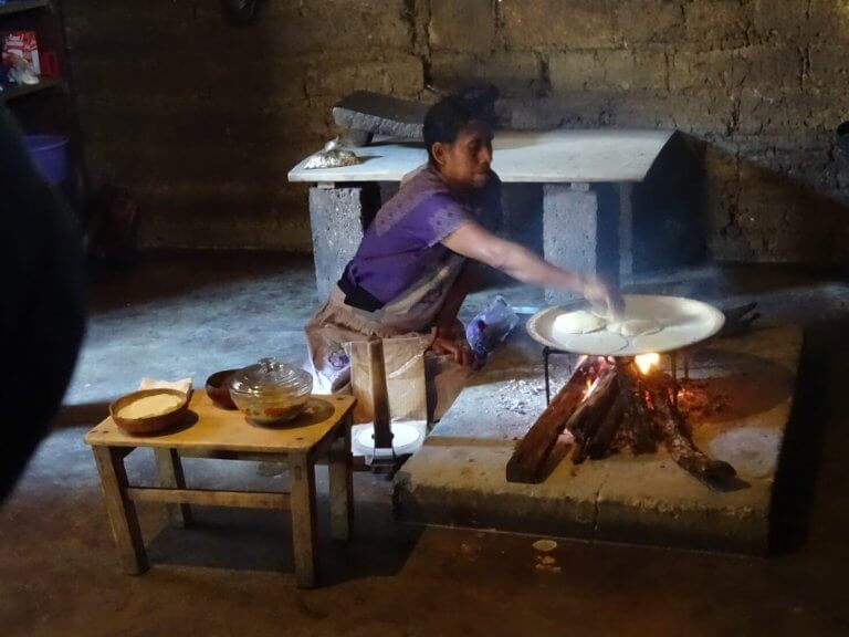 Zinacantan Woman Making Tortillas