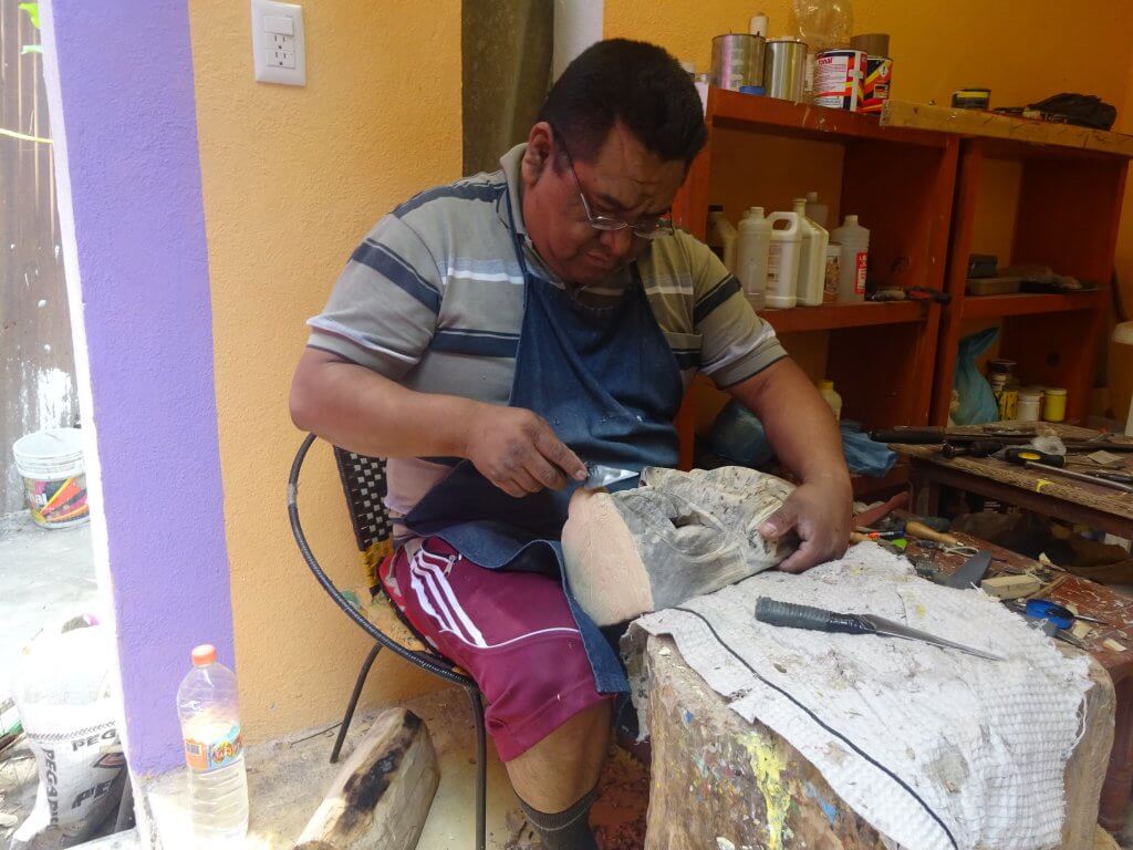 Mask Maker At Work