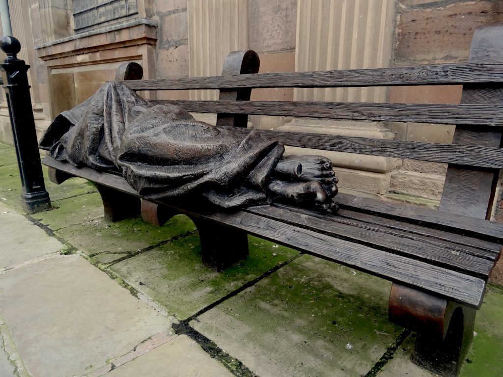 The Homeless Jesus Statue