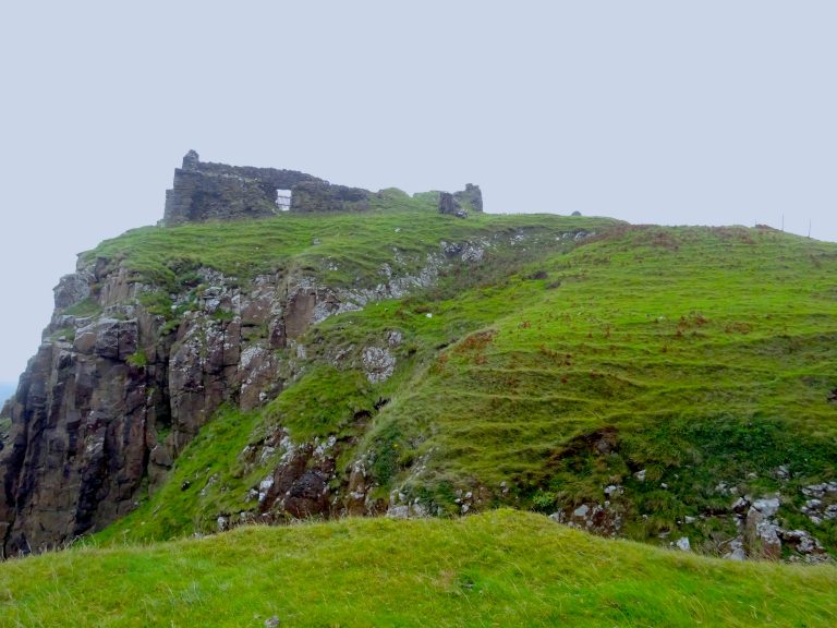 The View Of Duntulm Castle From Below