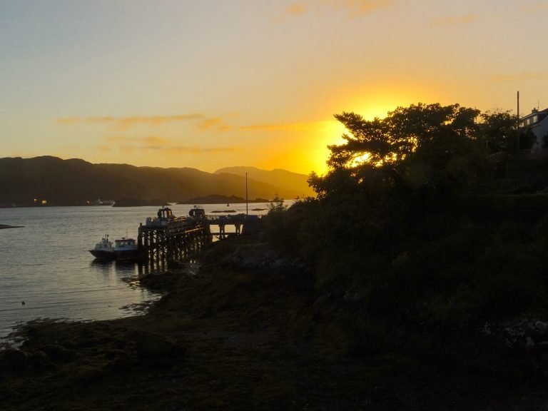 Sunrise From Our Room In The Lochbuie Guesthouse