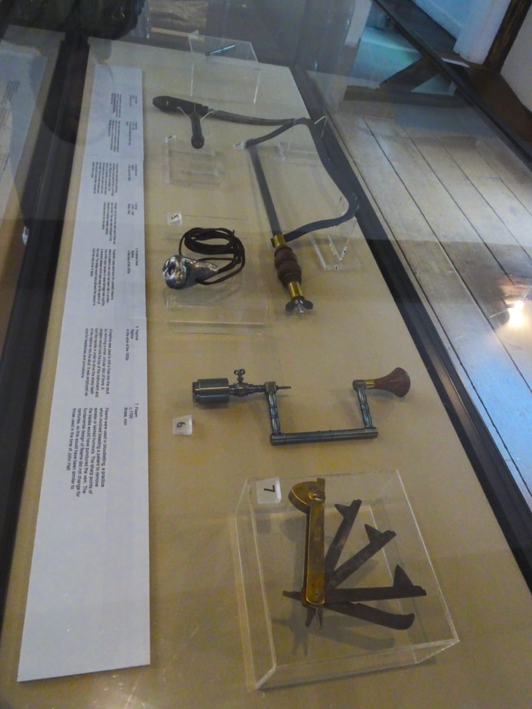 Surgical Tool Display At Hall's Croft