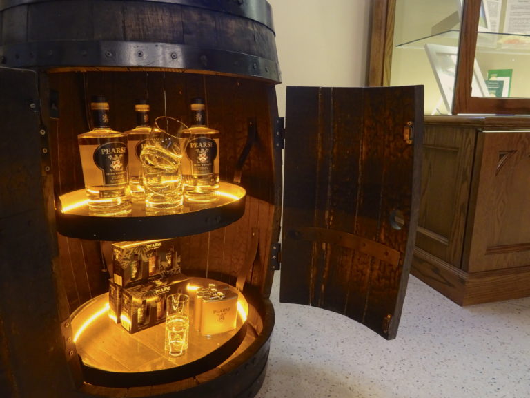 The Whiskey Displays Are Eye-Catching