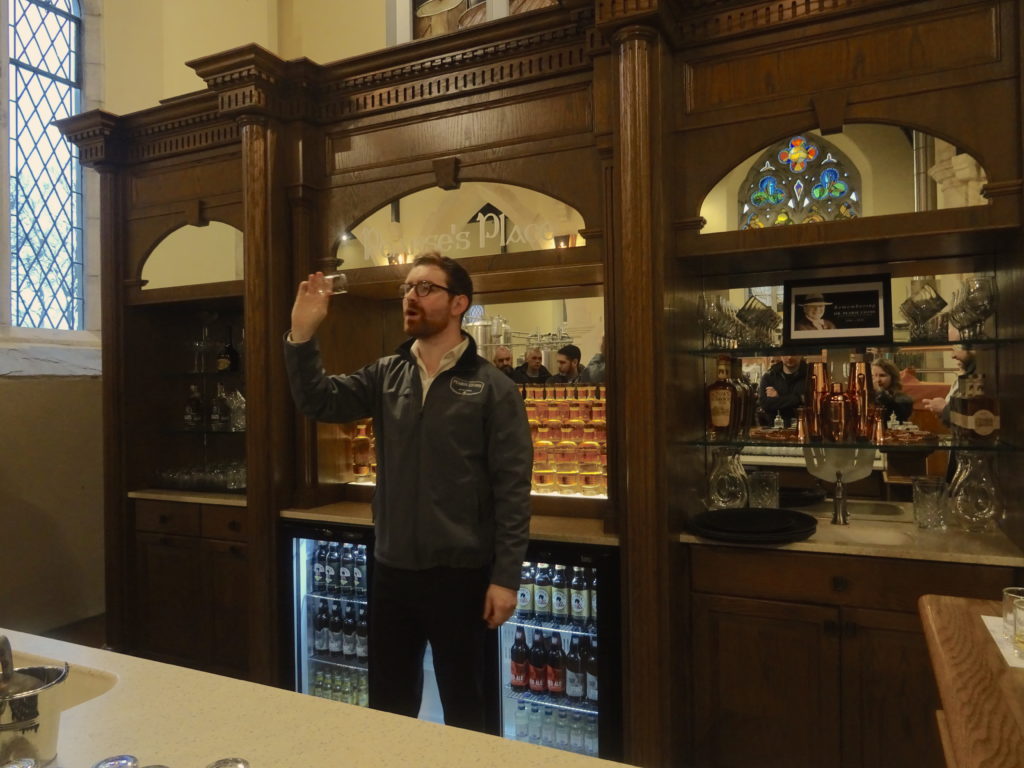 Pearse Lyons Distillery Tour Whiskey Tasters