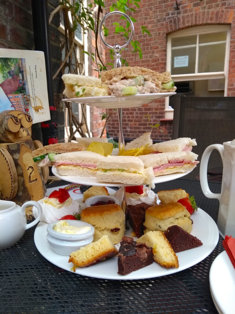 Afternoon Tea On A Cake Stand